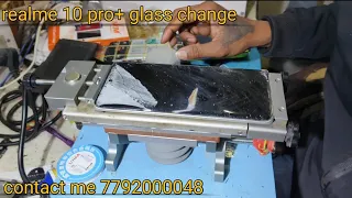 realme 10 por plus Broken glass change  Edge glass 2024 replacement #realme 10 pro plus glass change