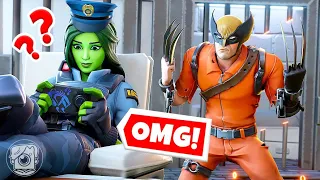 WOLVERINE: EXTREME Prison Escape! (Fortnite Cops & Robbers)