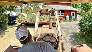 I Think It's Going to be a Dry Summer - Buying Hay and Loading up the Barn