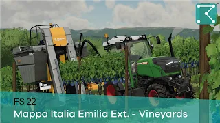 FS22 | Mappa Italia Emilia Ext. - Vineyard Trailer