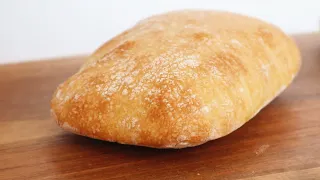 No Knead Ciabatta 免揉巧巴達拖鞋麵包｜Apron