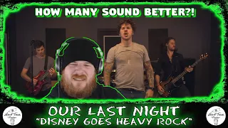Our Last Night - Disney Goes Heavy Rock | RAPPER REACTION!