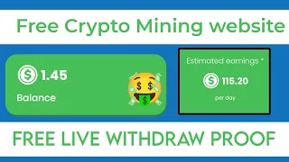 Earn $115 by joining this website  | Free crypto earning website | Free USD mining Robot
