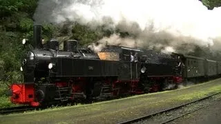 Schweizer Malletlok 105 auf der Harzquerbahn | 125 Jahre HSB