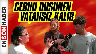 Eminönü'nü karıştıran ekonomi konulu sokak röportajı