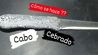 🦓CABO CEBRA para cuchillos o herramientas| MANUALIDADES, BRICOLAJE, DIY.