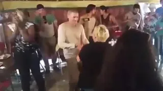 Wentworth Miller dancing