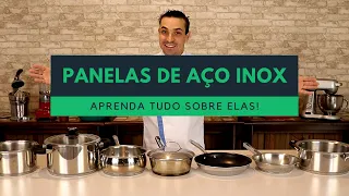 PANELAS de AÇO INOX. Aprenda a usar do jeito certo! Todos os Segredos para cuidar das panelas!