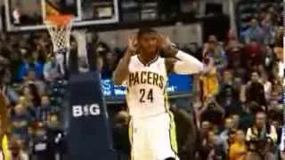 Paul George's Fancy No-Look Dish to Scola