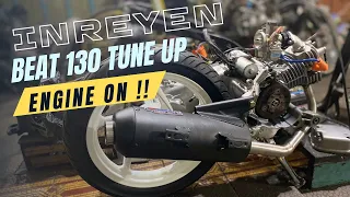 ENGINE ON !! Beat 130 Tune Up | Pengapian CDI Koil Racing | Cek sound beat 130cc