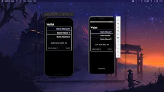 Apple Wallet Clone | React Native | react-native-reanimated