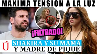 VÍDEO de la MADRE de Piqué tratando maI a la MAMÁ de Shakira se hace viral: ESTO SUCEDIÓ