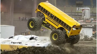 huge school bus monster truck HIGHER EDUCATION MONSTER TRUCK