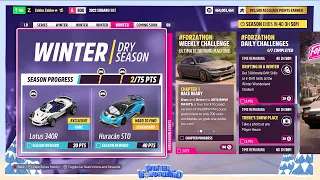 Lotus 340R and Lamborghini Huracan SVO - Season 28 Winter Festival Playlist - Forza Horizon 5