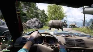 Far Cry® 4 PS4. Что будет если не понравиться носорогу.