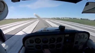 Cessna 172 Crosswind Practice