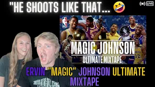 Wifes First Reaction to Magic Johnson Ultimate Mixtape! 7FootReacts