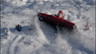 SHOCKING SANTA CLAUS CAR CRASH CAUGHT ON VIDEO