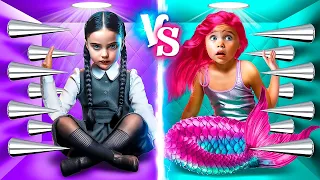 Wednesday Addams vs Mermaid! Who is better?