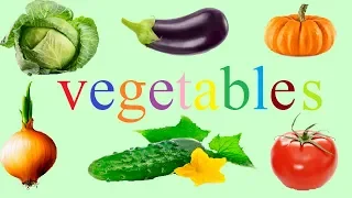 Учим овощи на английском языке или vegetables in English