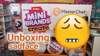 Mini Brands Create Sadface! 😭 Unboxing & Honest Opinion