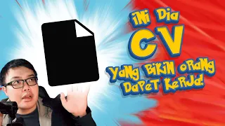 Contoh CV Orang Yang Bikin Diterima Kerja (Gratis Templatenya!)