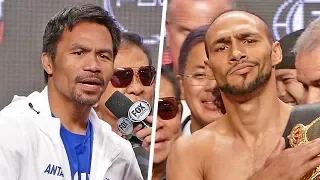 FINAL WORDS!! Manny Pacquiao vs. Keith Thurman after Weigh-In | Las Vegas
