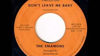 The Emanons - Don't Leave Me Baby - BPL