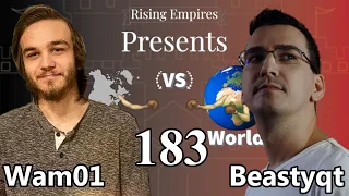 Wam01 🇨🇦  vs Beastyqt 🇷🇸 - NA vs The World - Age of Empires 4 - Cast 183 [Deutsch/4K]