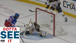 GOTTA SEE IT: Jaroslav Halak Makes Remarkable Save On Mika Zibanejad In Overtime