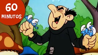 GARGAMEL CONTRA OS SMURFS! 😲😲😲 ! • 60 Minutos de Smurfs • Os Smurfs