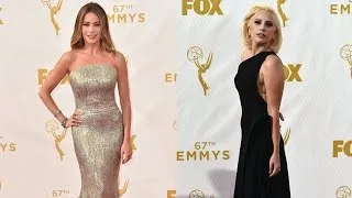 Sofía Vergara y Lady Gaga se destacaron en los Emmys 2015