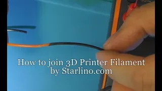 How to join 3D Printing Filament (EE way of doing it)