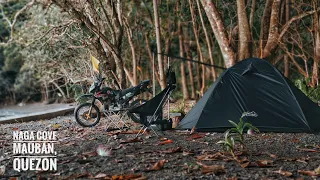 MY FAVORITE PLACE TO RELAX, SOLO MOTOCAMPING, NATURE SOUND, SILENT VLOG, MAUBAN, QUEZON