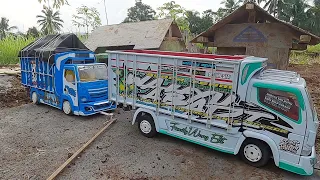 Membuat Jembatan Darurat - Truk Si Kembar Wahyu Abadi Gak Bisa Lewat