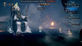 Octopath Traveler Speedrun Level 1 No Exp/JP/Stat Nuts All Main Stories & All Jobs (+QoL*) (Part 2)