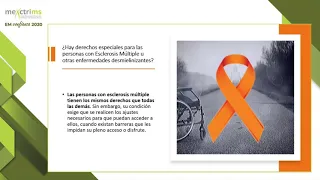EM Confianza - Derechos y Discriminación en Enfermedades Desmielinizantes - 31 de Octubre de 2020