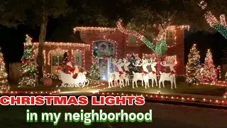 A Tour Around The Neighborhood _ Watching Christmas Lights 2023