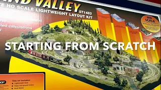 Starting The Woodland Scenics Grand Valley Layout Kit From SCRATCH!