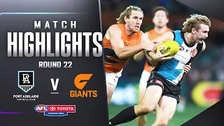 Port Adelaide v GWS Giants Highlights | Round 22, 2023 | AFL