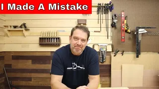 I Made A Mistake Building My Crosscut Sled | 5 Cut Method Explained Again For Your Table saw Sled