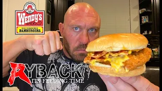 Wendy’s Spicy Chicken Bacon Cheese Sandwich Food Review WIth Ryback