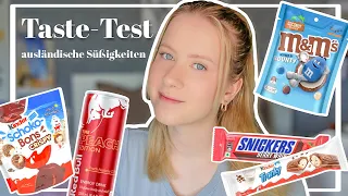 XXL ausländische Süßigkeiten im TASTE TEST 👅🍡🧁Crispy Schokobons, M&M’s Bounty, etc. | Alina Marie