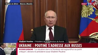 Poutine reconnait l'indépendance des séparatistes