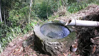 癒し　リラックス　自然の音　湧き水