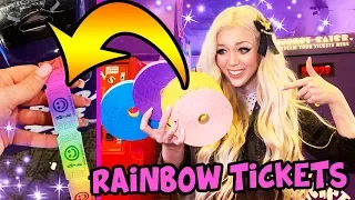 WILL FAKE RAINBOW TICKETS WORK AT THE ARCADE?!? (SHOCKING)!