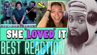 WOLF REACTS to Musical Duo and Rapper AMAZE Omegle by Harry, Marcus & Rob PT2 | BEST REACTION!!!