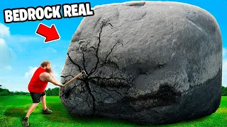 ¡Hombre Más Fuerte del MUNDO vs BEDROCK REAL!