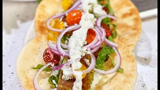 Cooking with Chef Bryan: Falafel Gyro with Tzatziki Sauce