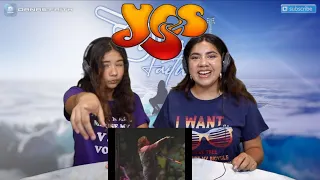 Two Girls React To Round About -Yes - Live